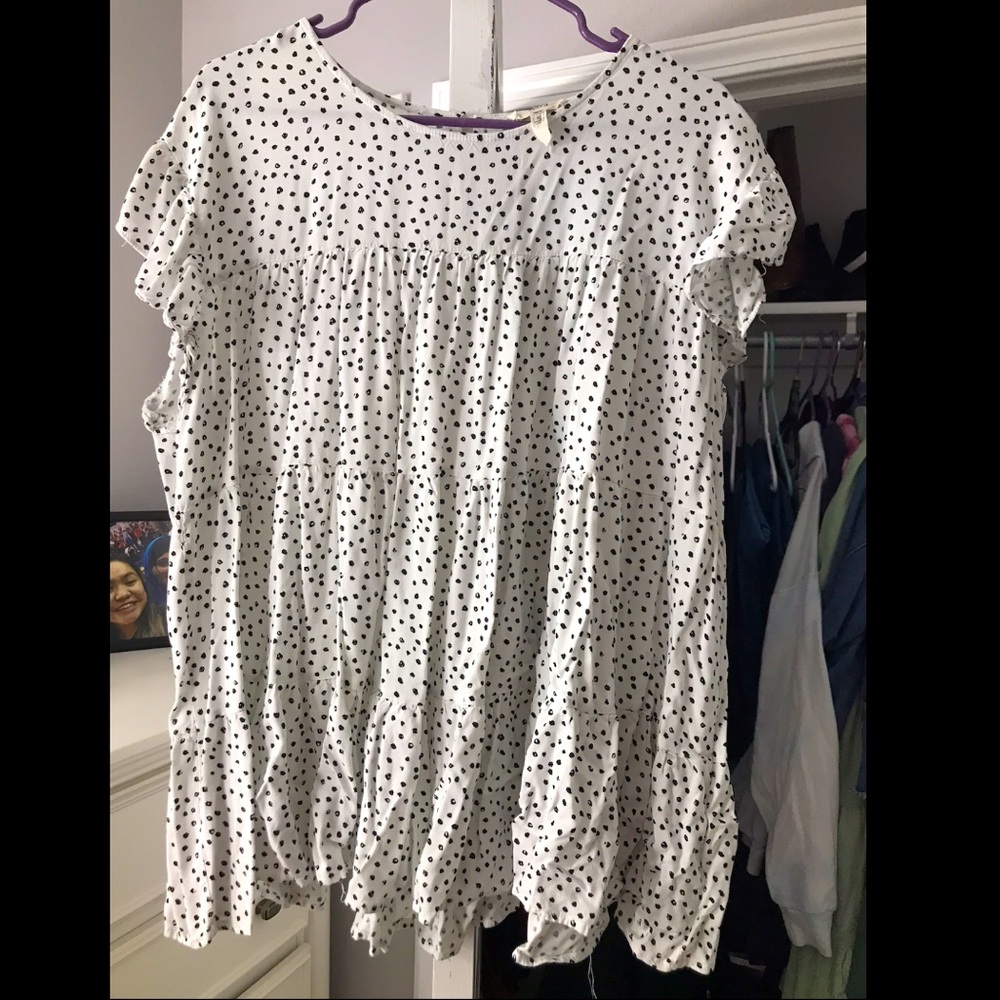 Polka dot blouse